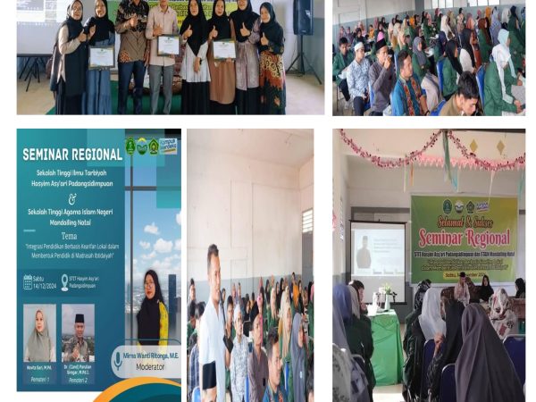 SEMINAR REGIONAL SEKOLAH TINGGI ILMU TARBIYAH HASYIM ASY'ARI PADANGSIDIMPUAN DAN SEKOLAH TINGGI AGAMA ISLAM NEGERI MANDAILING NATAL