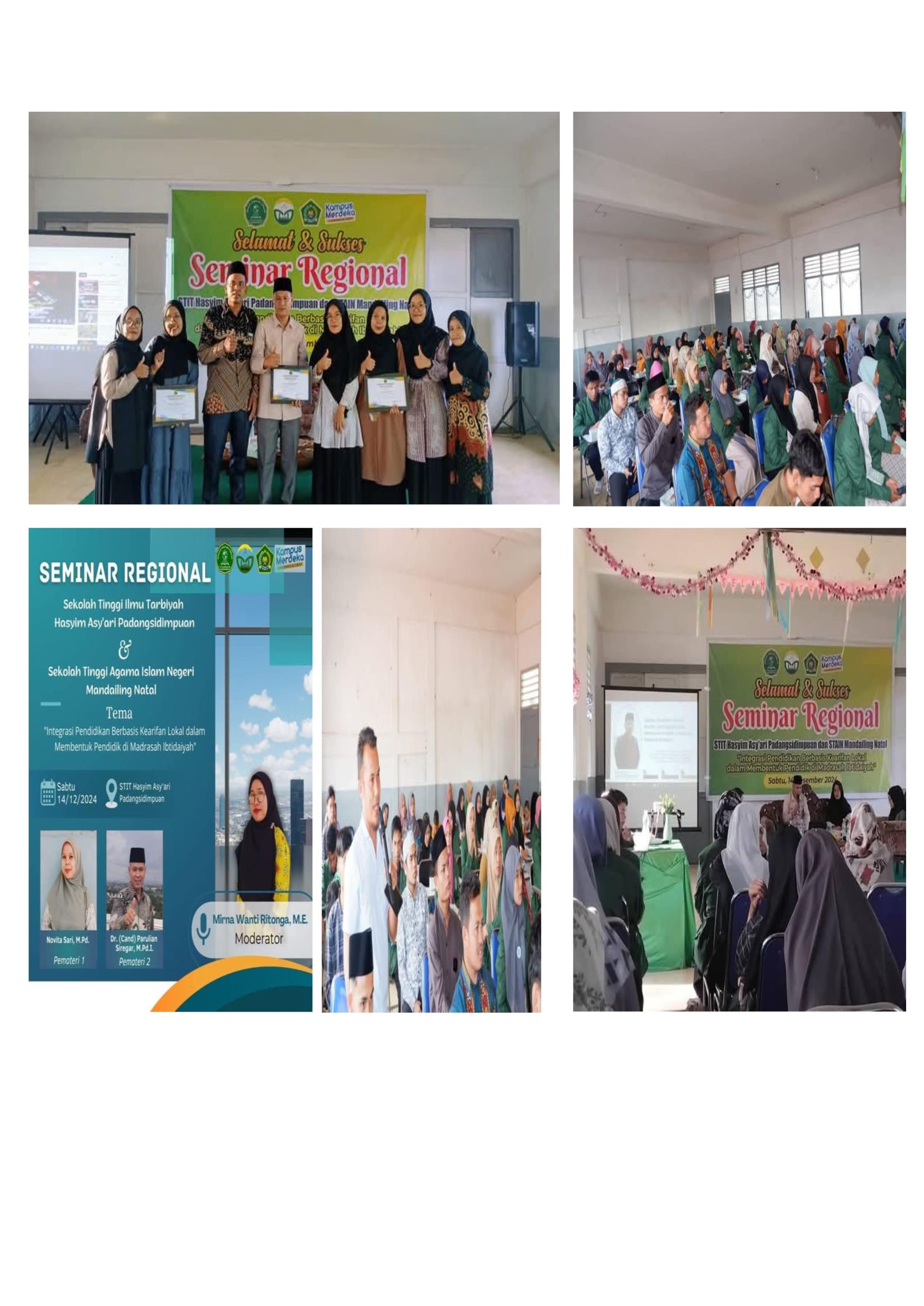 SEMINAR REGIONAL SEKOLAH TINGGI ILMU TARBIYAH HASYIM ASY'ARI PADANGSIDIMPUAN DAN SEKOLAH TINGGI AGAMA ISLAM NEGERI MANDAILING NATAL