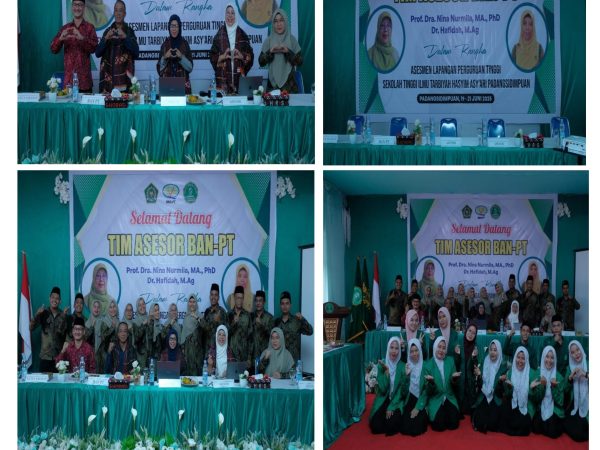 SELAMAT DATANG TIM ASESOR BAN-PT DALAM RANGKA ASESMEN LAPANGAN PERGURUAN TINGGI SEKOLAH TINGGI ILMU TARBIYAH HASYIM ASY’ARI PADANGSIDIMPUAN