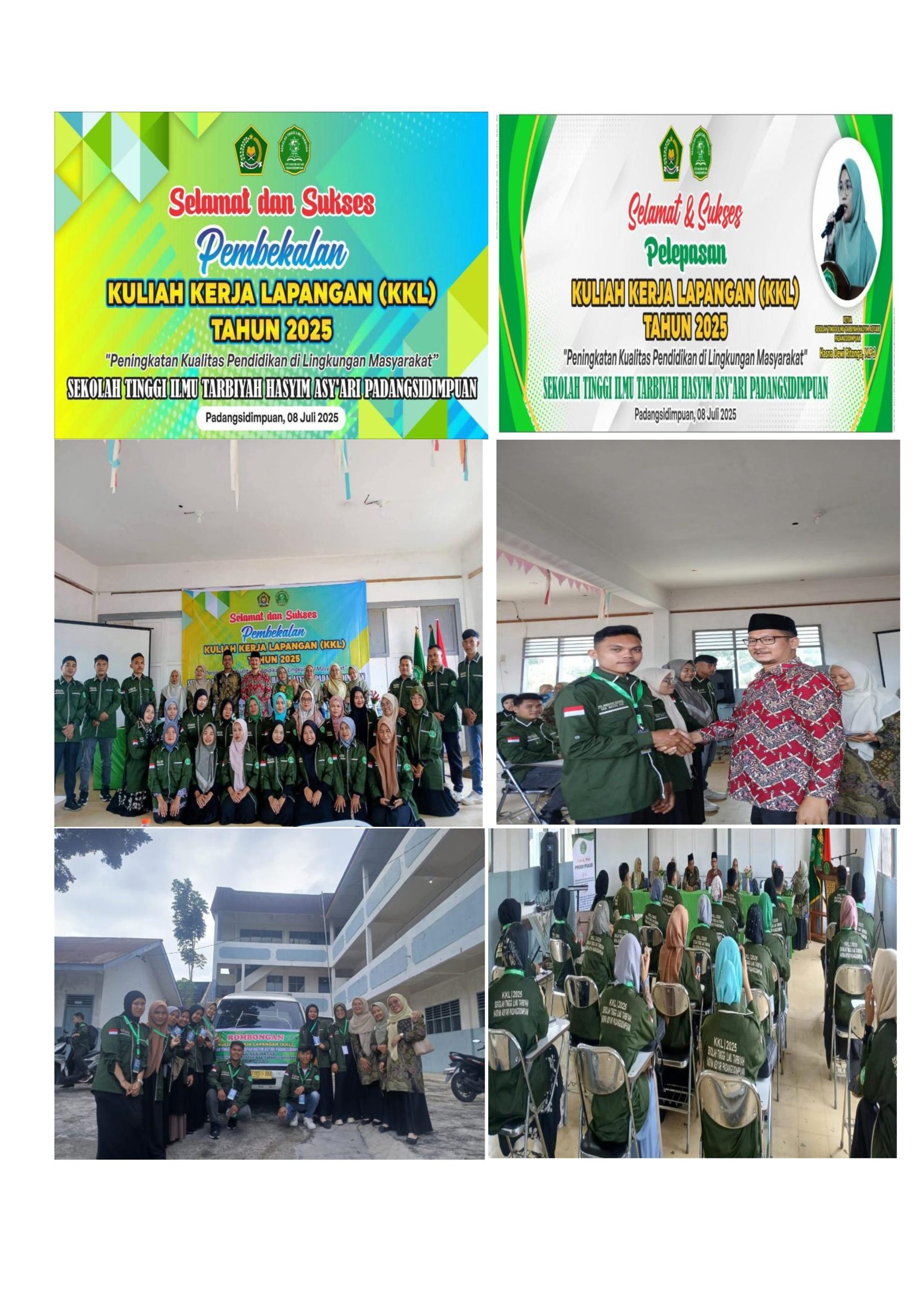 PEMBEKALAN & PELEPASAN KULIAH KERJA LAPANGAN (KKL) SEKOLAH TINGGI ILMU TARBIYAH HASYIM ASY'ARI PADANGSIDIMPUAN TAHUN 2025