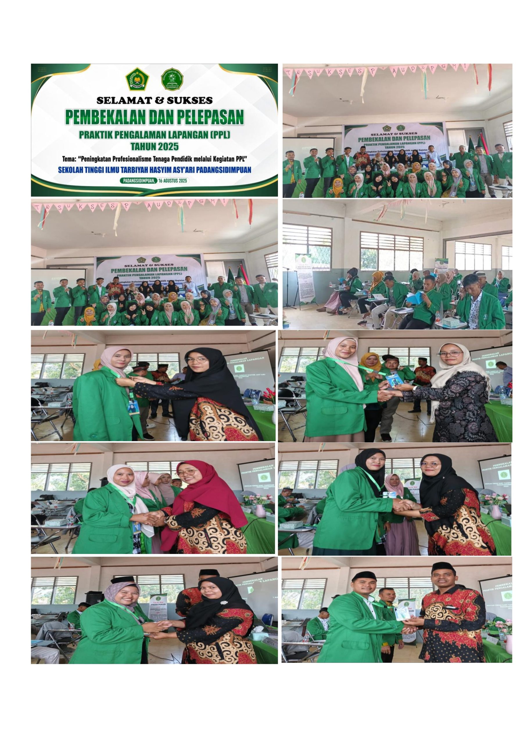 PEMBEKALAN & PELEPASAN PRAKTIK PENGALAMAN LAPANGAN (PPL) SEKOLAH TINGGI ILMU TARBIYAH HASYIM ASY'ARI PADANGSIDIMPUAN TAHUN 2025