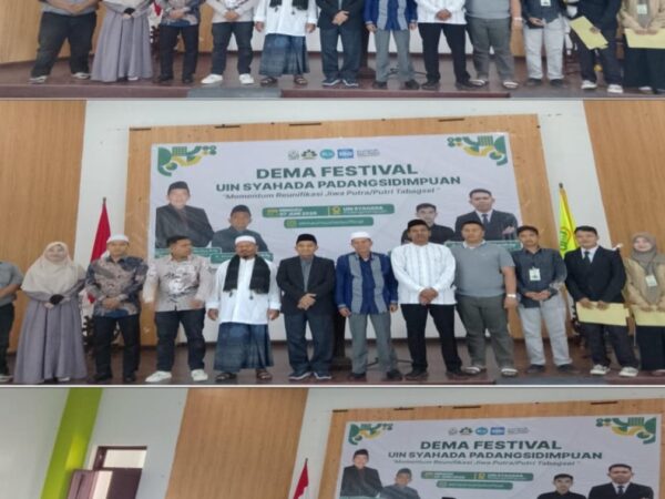 KETUA SEKOLAH TINGGI ILMU TARBIYAH HASYIM ASY'ARI PADANGSIDIMPUAN SEBAGAI DEWAN JURI DEMA FESTIVAL UIN SYAHADA PADANGSIDIMPUAN