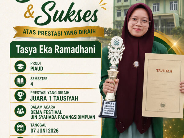 SELAMAT DAN SUKSES DARI CIVITAS AKADEMIKA SEKOLAH TINGGI ILMU TARBIYAH HASYIM ASY’ARI PADANGSIDIMPUAN