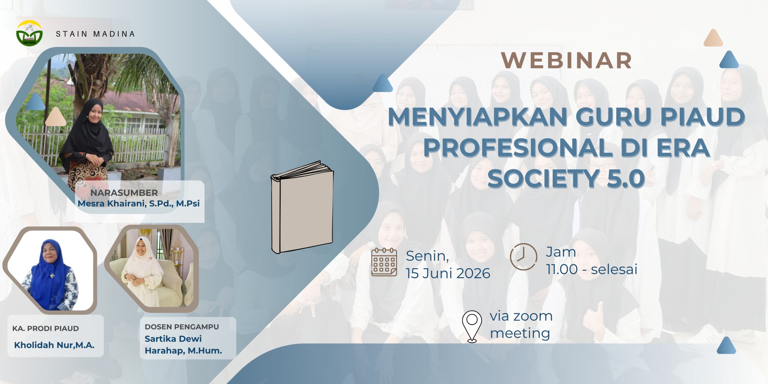 WEBINAR MENYIAPKAN GURU PIAUD PROFESIONAL DI ERA SOCIETY 5.0 SEKOLAH TINGGI ILMU TARBIYAH HASYIM ASY'ARI PADANGSIDIMPUAN WEBINAR MENYIAPKAN GURU PIAUD PROFESIONAL DI ERA SOCIETY 5.0 SEKOLAH TINGGI ILMU TARBIYAH HASYIM ASY'ARI PADANGSIDIMPUAN